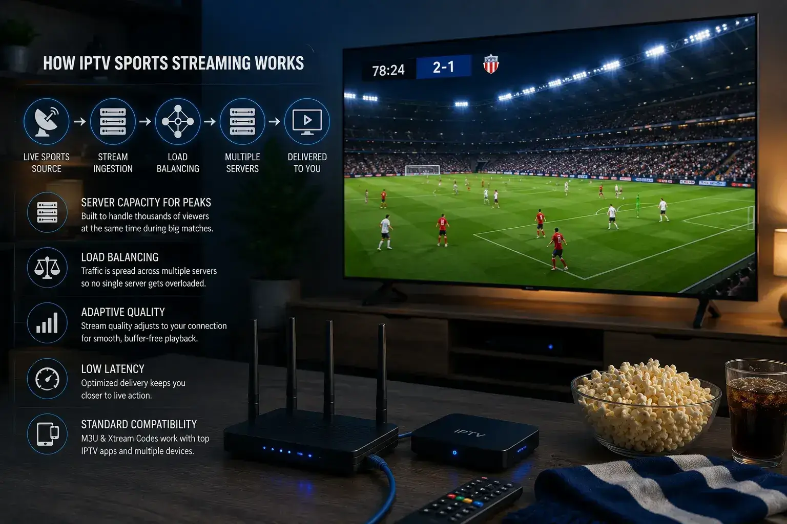 How Viking IPTV Manages and Improves Sports Streaming