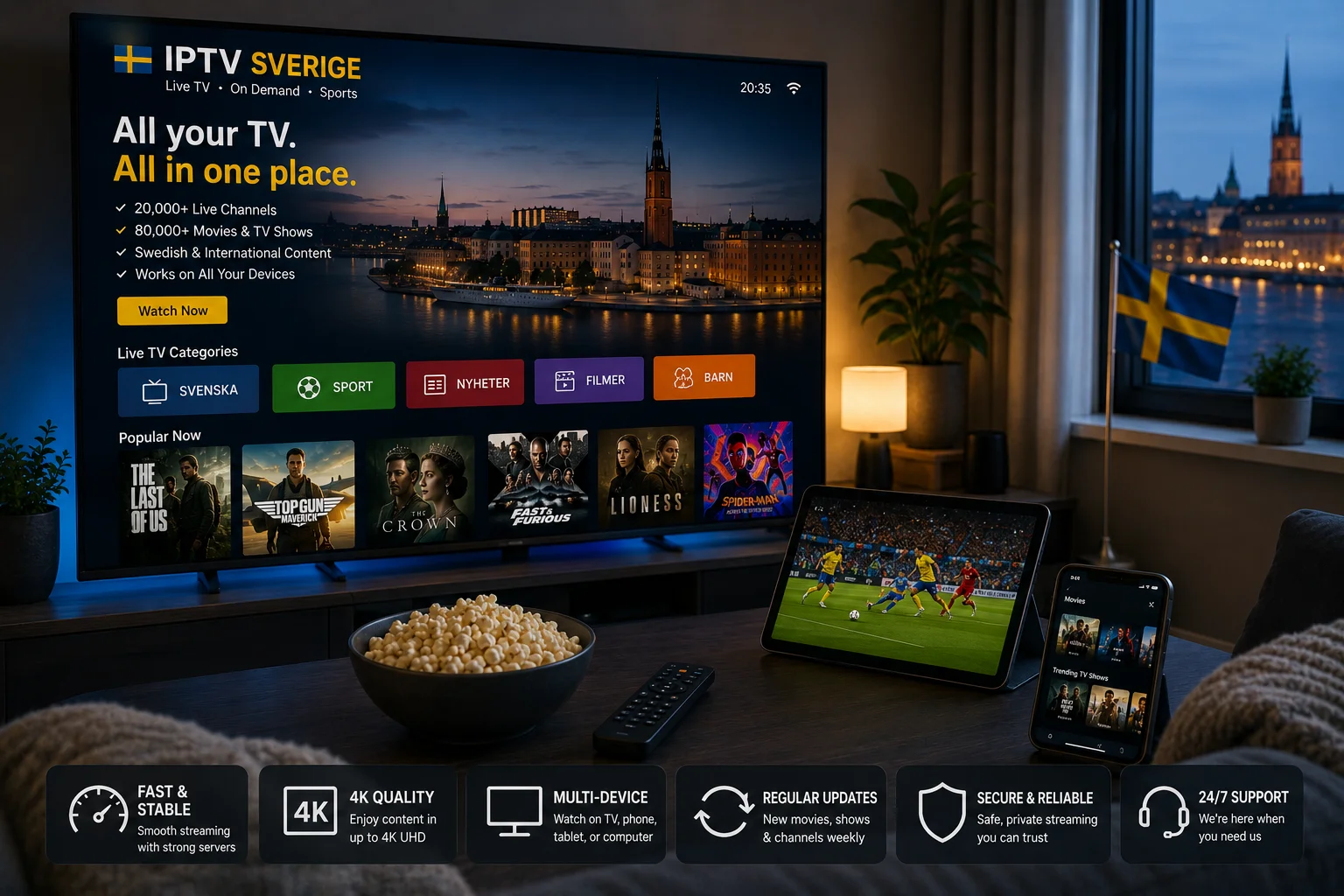 IPTV Sverige: Everything Swedish Viewers Need to Know