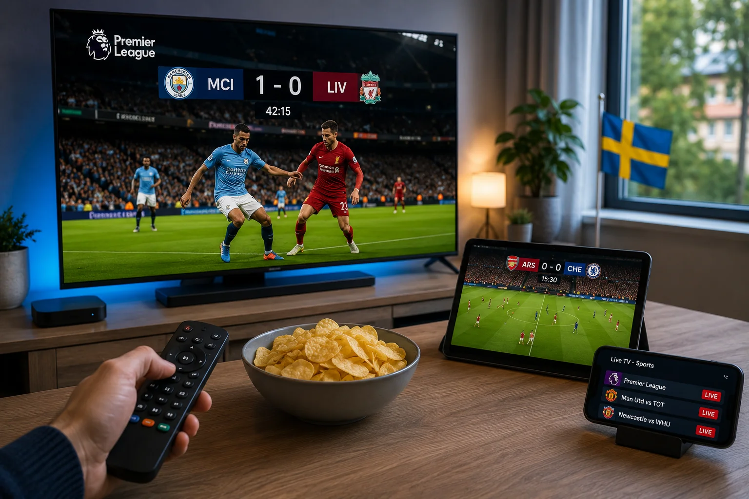 How to Stream Premier League Matches in Sweden